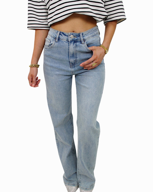 VS MISS WIDE LEG JEANS | LIGHT WASHED BLUE