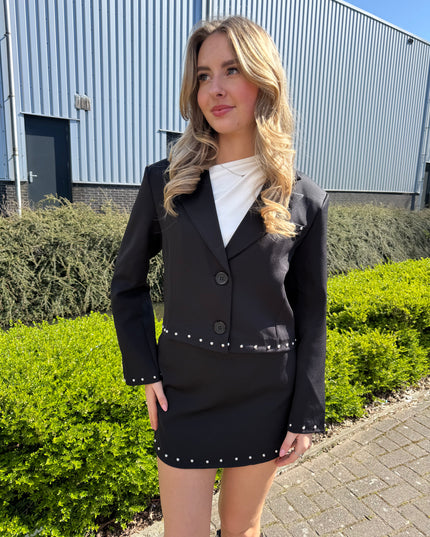 STUDS 2-PIECE SET | BLACK