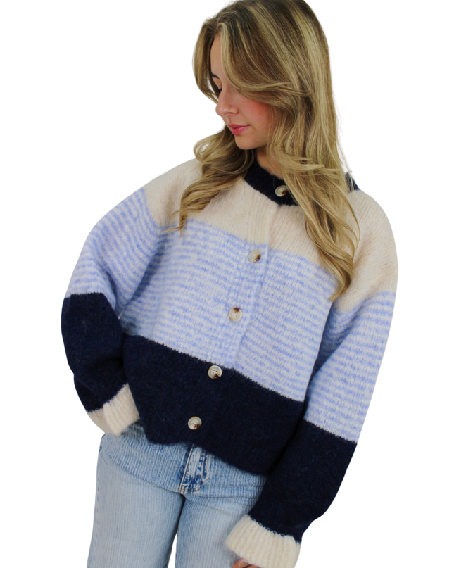 HOLLY CUTE CARDIGAN | BLUE