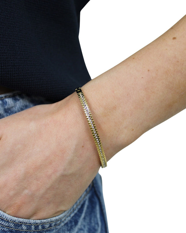 BASIC ZIRKONIA BRACELET | GOUD