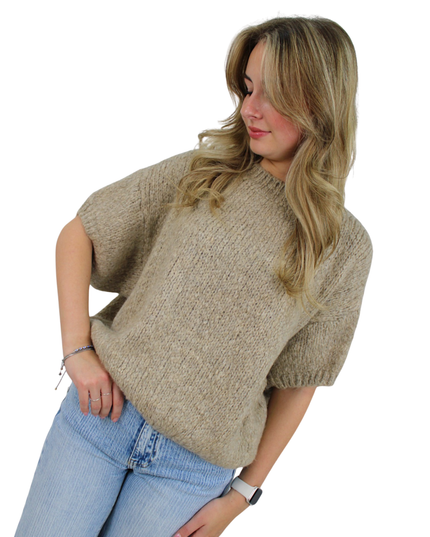 CHLOE COMFY KNIT | TAUPE