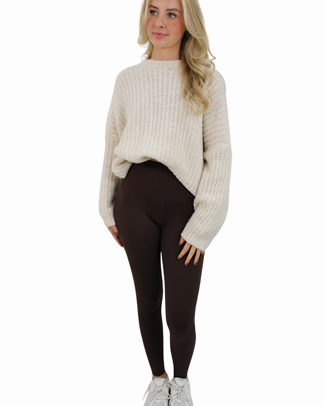 BASIC LEGGING | BROWN
