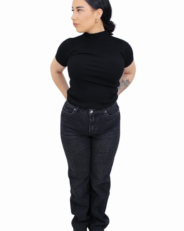 VS MISS WIDE LEG JEANS 8606 | BLACK