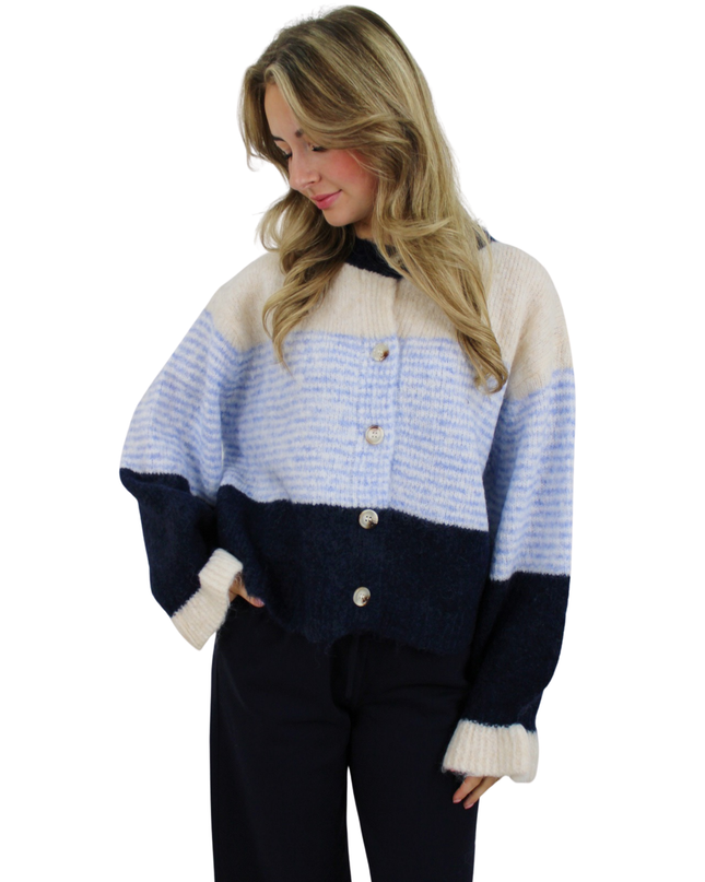 HOLLY CUTE CARDIGAN | BLUE