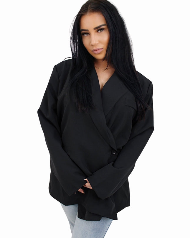CLASSY MAE BLAZER | ZWART