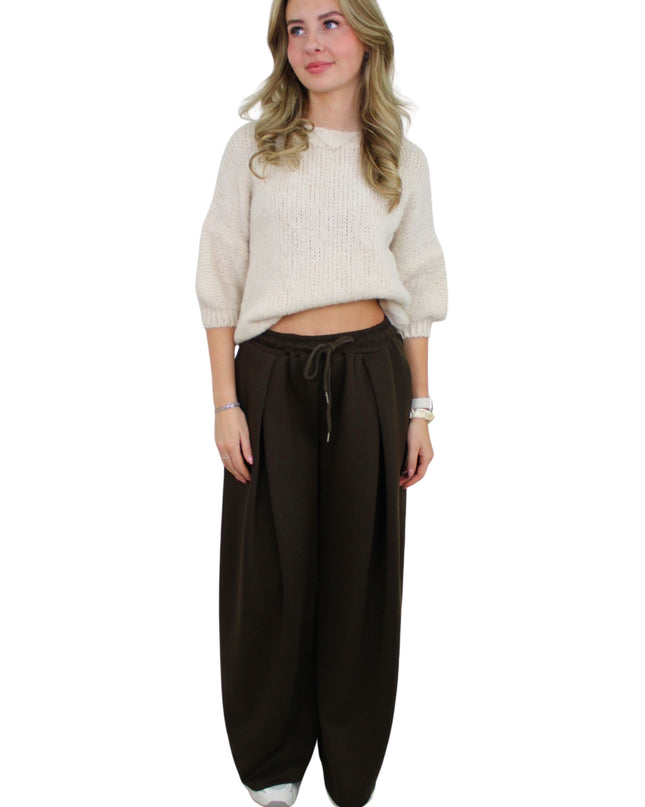 LIVIA JOGGER | BROWN