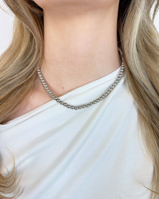 ROUND NECKLACE | SILVER