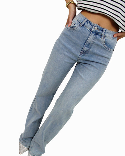 VS MISS WIDE LEG JEANS | LIGHT WASHED BLUE
