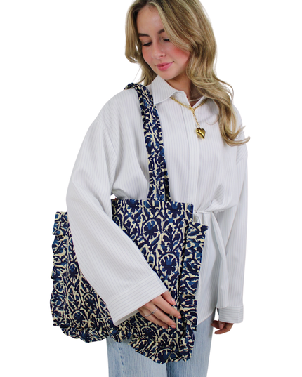 TOTE BAG | YASMIN NAVY