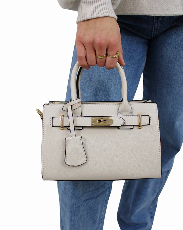 POLLY LOOK A LIKE BAG | VANILLA