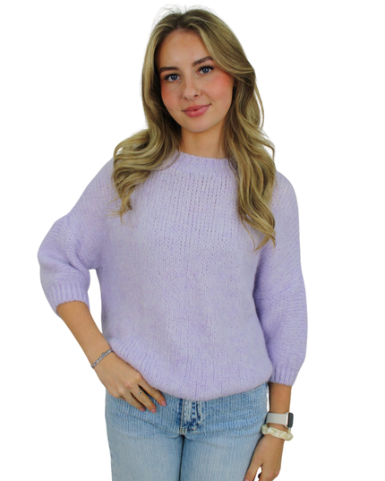 CHLOE COMFY KNIT | LAVENDEL