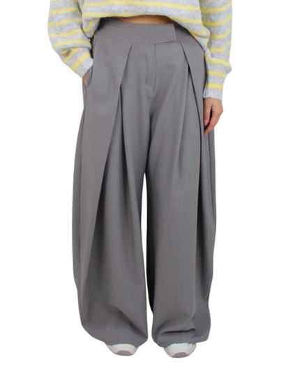 LIVIA WIDE LEG PANTALON | GREY