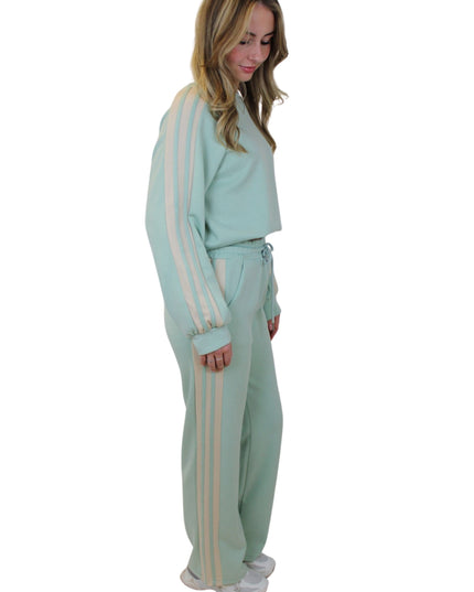 STRIPED 2-PIECE LOUNGE SET | MINT