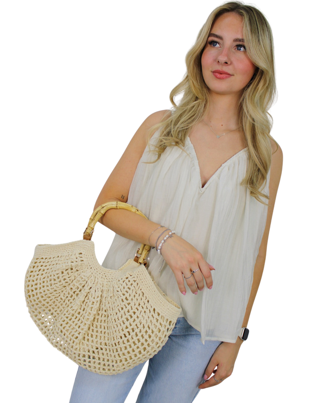 BEACH BAG | NUDE