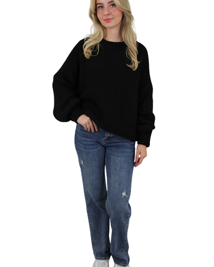 GINA COMFY KNIT | BLACK