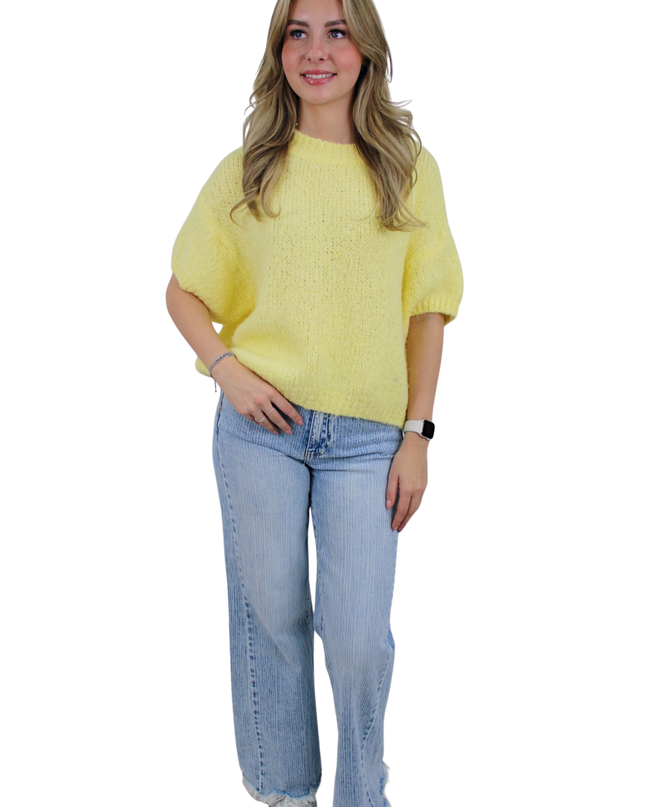 CHLOE COMFY KNIT | YELLOW