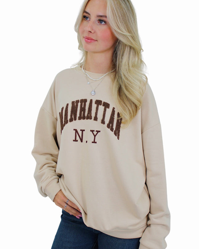 MANHATTAN COMFY SWEATER | BEIGE