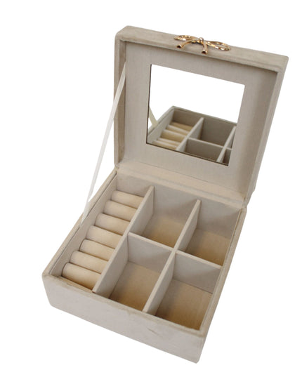JEWELLERY BOW BOX | TAUPE