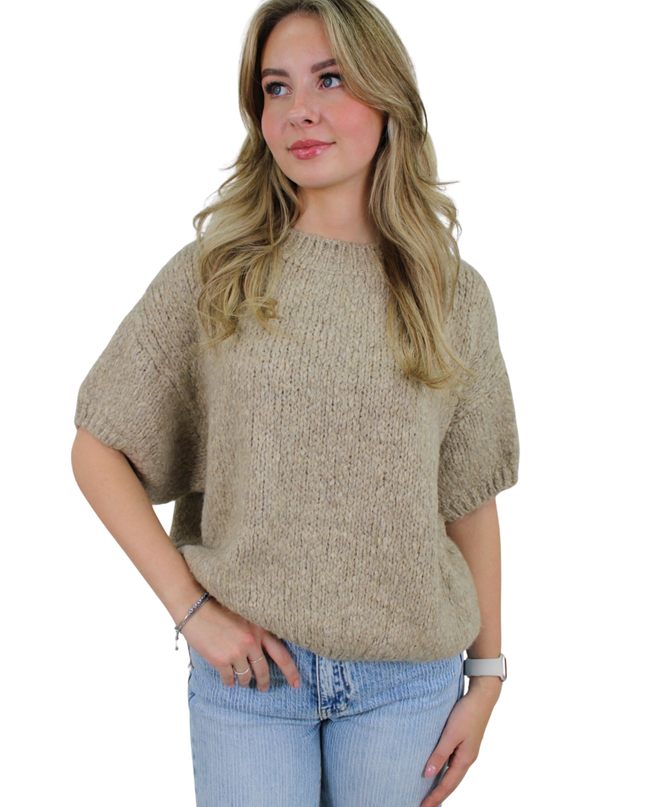 CHLOE COMFY KNIT | TAUPE