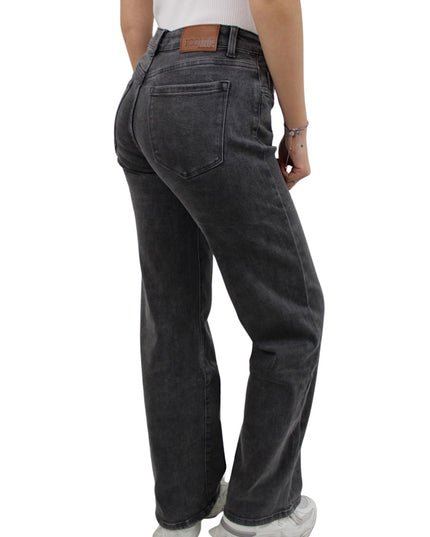 ICONIC WIDE LEG JEANS MF-132 | DARK GREY