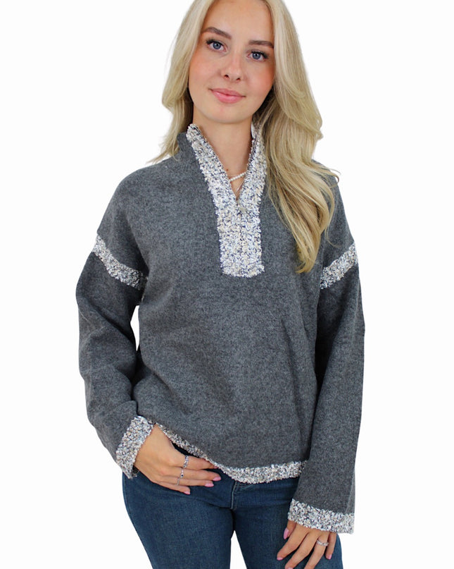 ICON ZIP KNIT | GREY