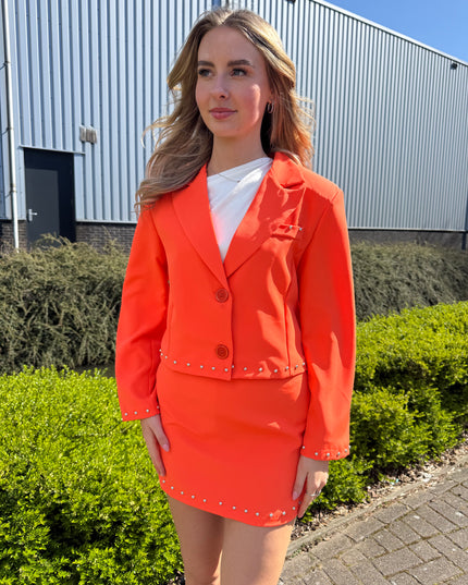 STUDS 2-PIECE SET | ORANGE