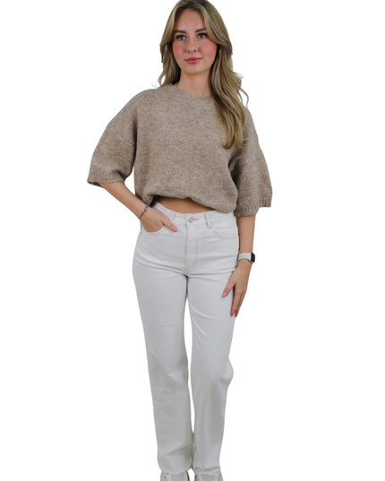 QUEEN HEARTS WIDE LEG JEANS | W3636-B1