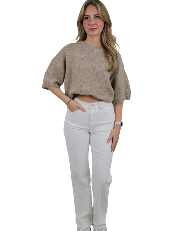 QUEEN HEARTS WIDE LEG JEANS | W3636-B1