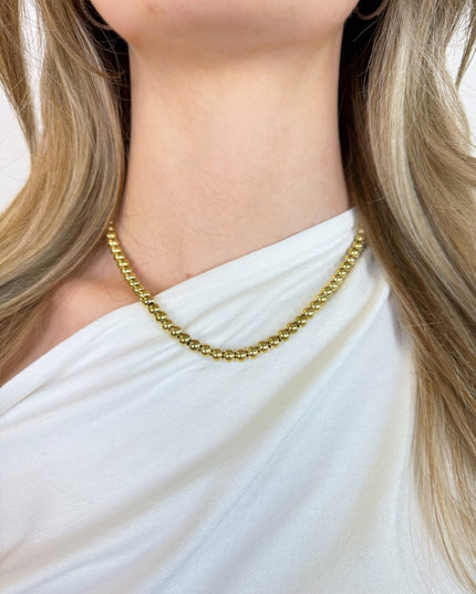 ROUND NECKLACE | GOLD