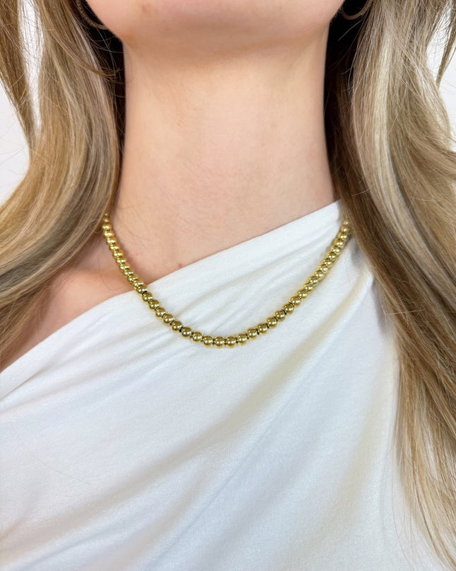 ROUND NECKLACE | GOLD