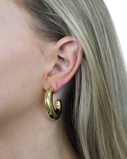 MEDIUM BASIC HOOP | GOUD