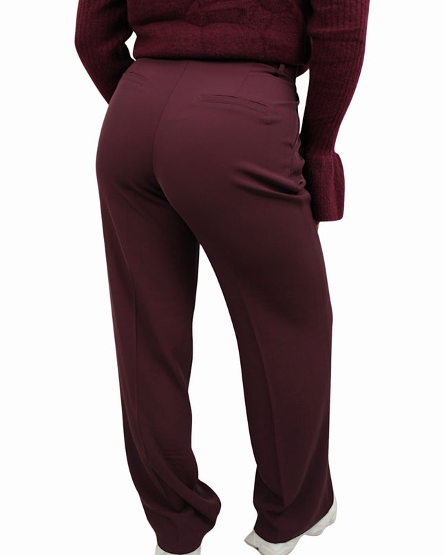 MARY PANTALON | AUBERGINE