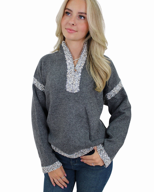 ICON ZIP KNIT | GREY