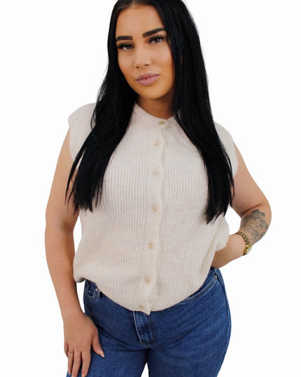 SOFT SPENCER GILET | VANILLA