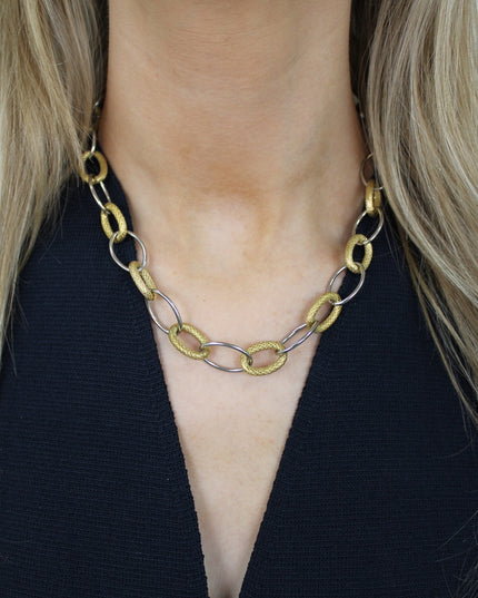 CHAIN NECKLACE | GOUD/ZILVER