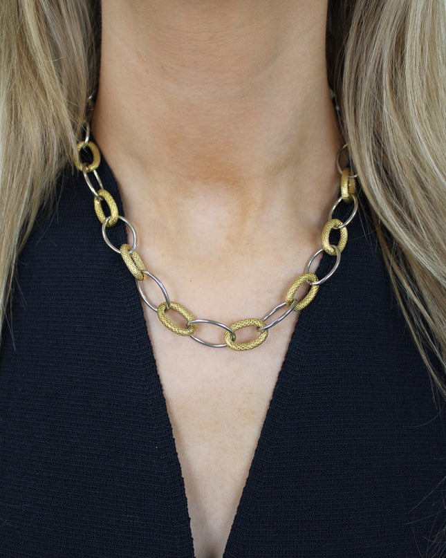CHAIN NECKLACE | GOUD/ZILVER