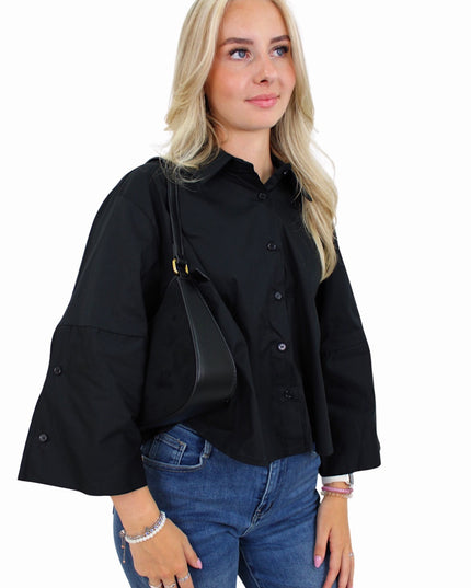 SUEDE BASIC BAG | BLACK