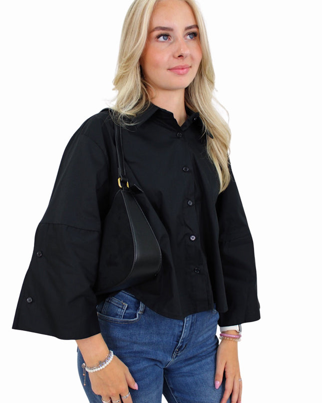 SUEDE BASIC BAG | BLACK