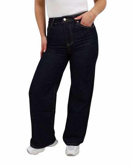 MARIVY WIDE LEG JEANS MG-836 | DARK BLUE
