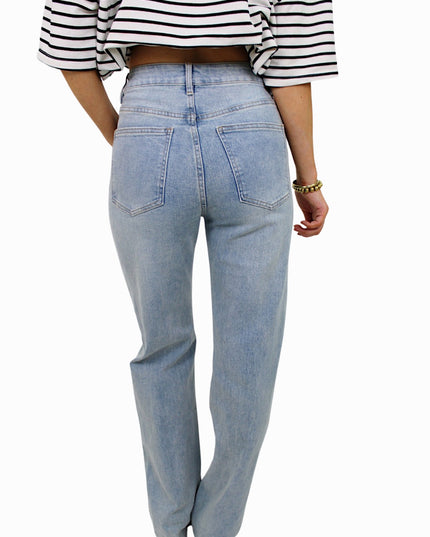 VS MISS WIDE LEG JEANS | LIGHT WASHED BLUE