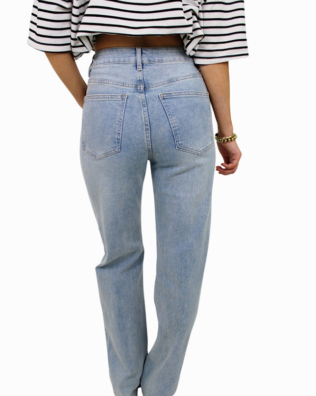 VS MISS WIDE LEG JEANS | LIGHT WASHED BLUE