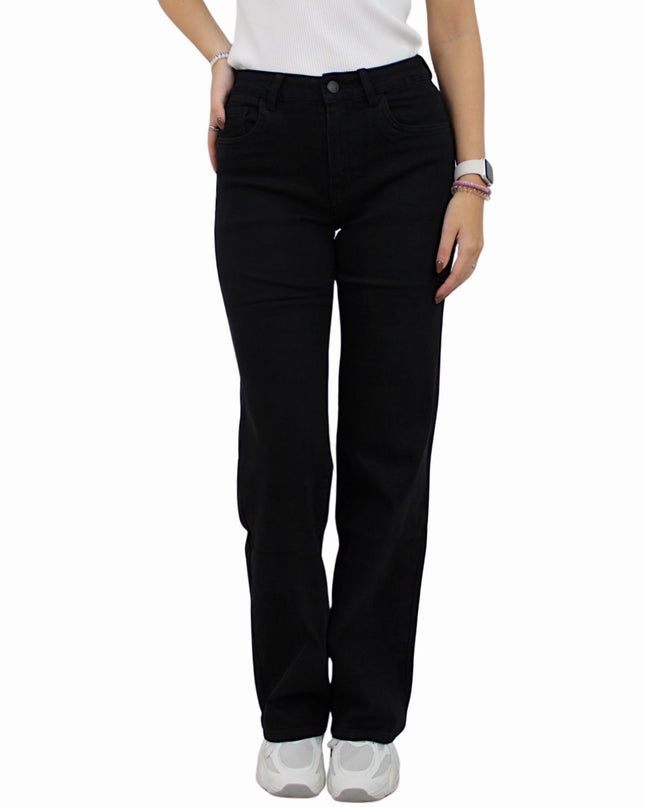 ICONIC STRAIGHT LEG JEANS MF-126 | BLACK