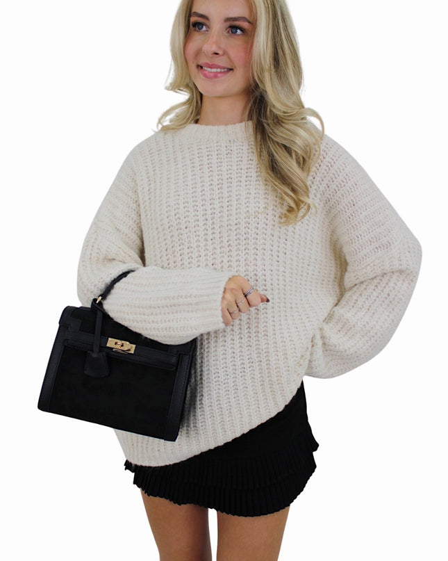 BASIC OVERSIZED KNIT | VANILLA