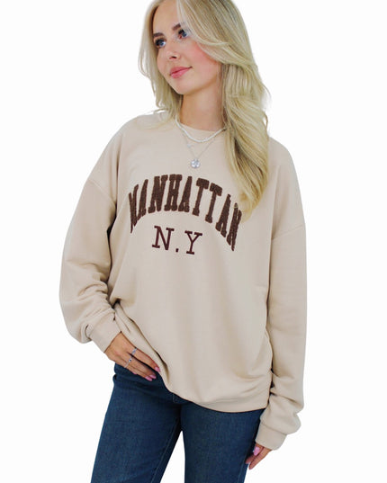 MANHATTAN COMFY SWEATER | BEIGE