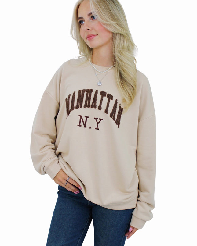 MANHATTAN COMFY SWEATER | BEIGE