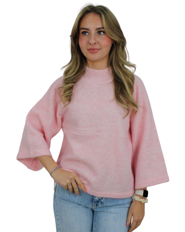 CLASSY SOFT FLAIR KNIT | BLUSH