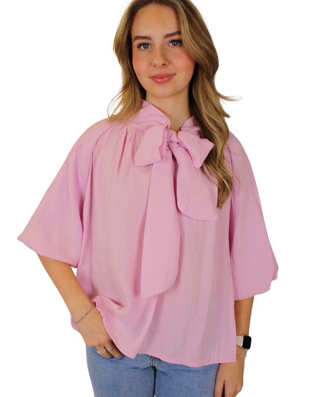 ELIN BASIC BLOUSE | BABY PINK