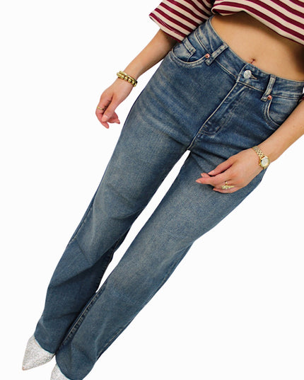 (PRE-ORDER DI 5 AUG) VS MISS WIDE LEG JEANS | DARK WASHED BLUE