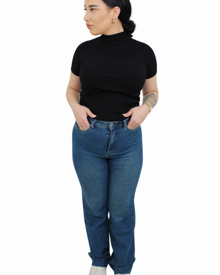 VS MISS WIDE LEG JEANS XJ381 | DARK BLUE
