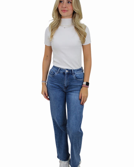ICONIC STRAIGHT LEG JEANS MF-131 | BLUE